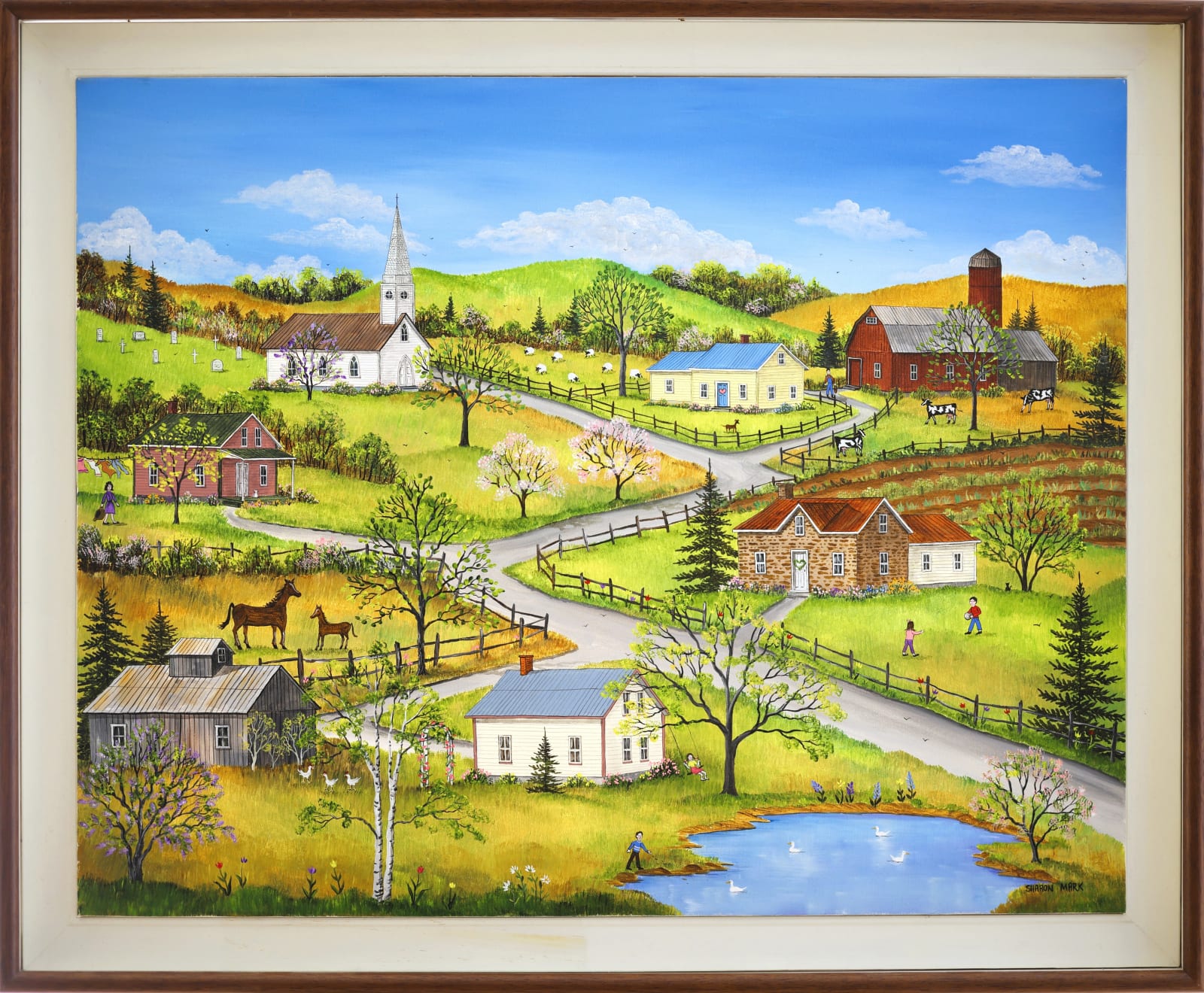 Sharon Mark, The Countryside in Spring, 1998