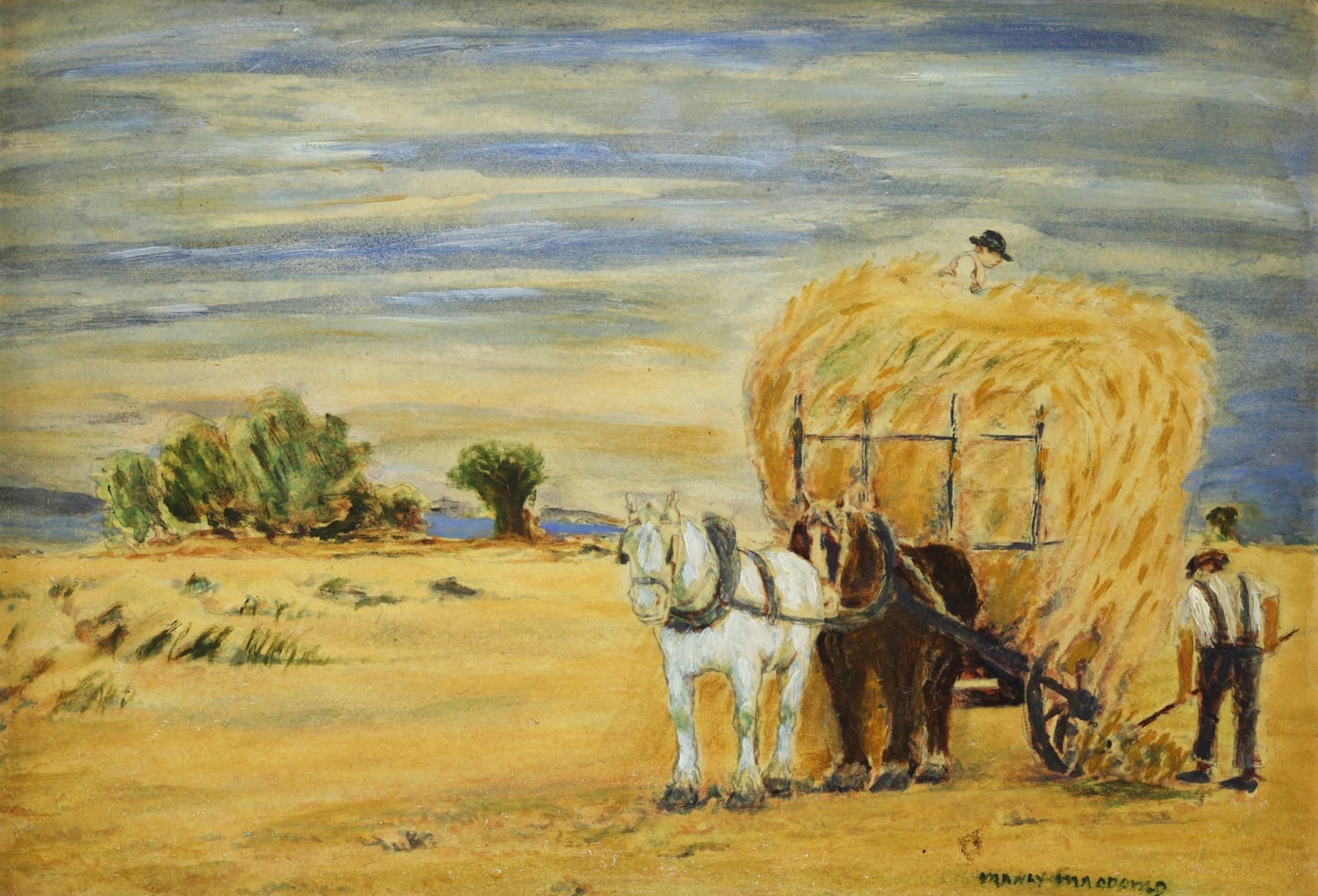 Manly MacDonald, Near Lake Simcoe, c 1930