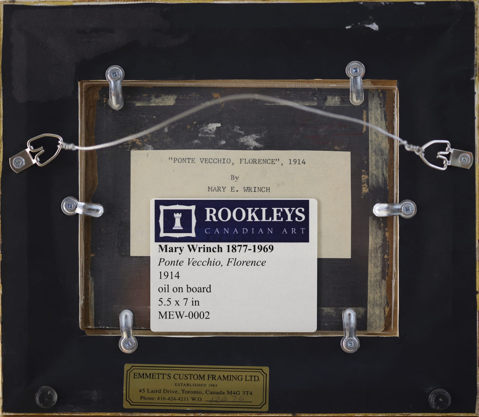 Mary Evelyn Wrinch, Ponte Vecchio, Florence, 1914