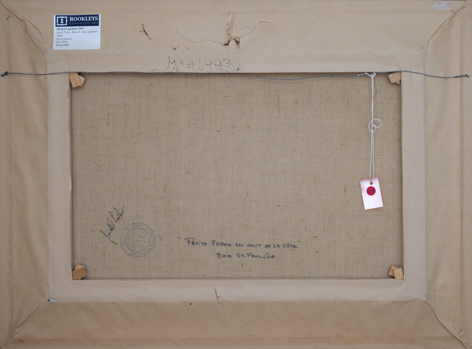 Michel Lapensee, Small Farm, Baie St. Paul, Quebec, 1980