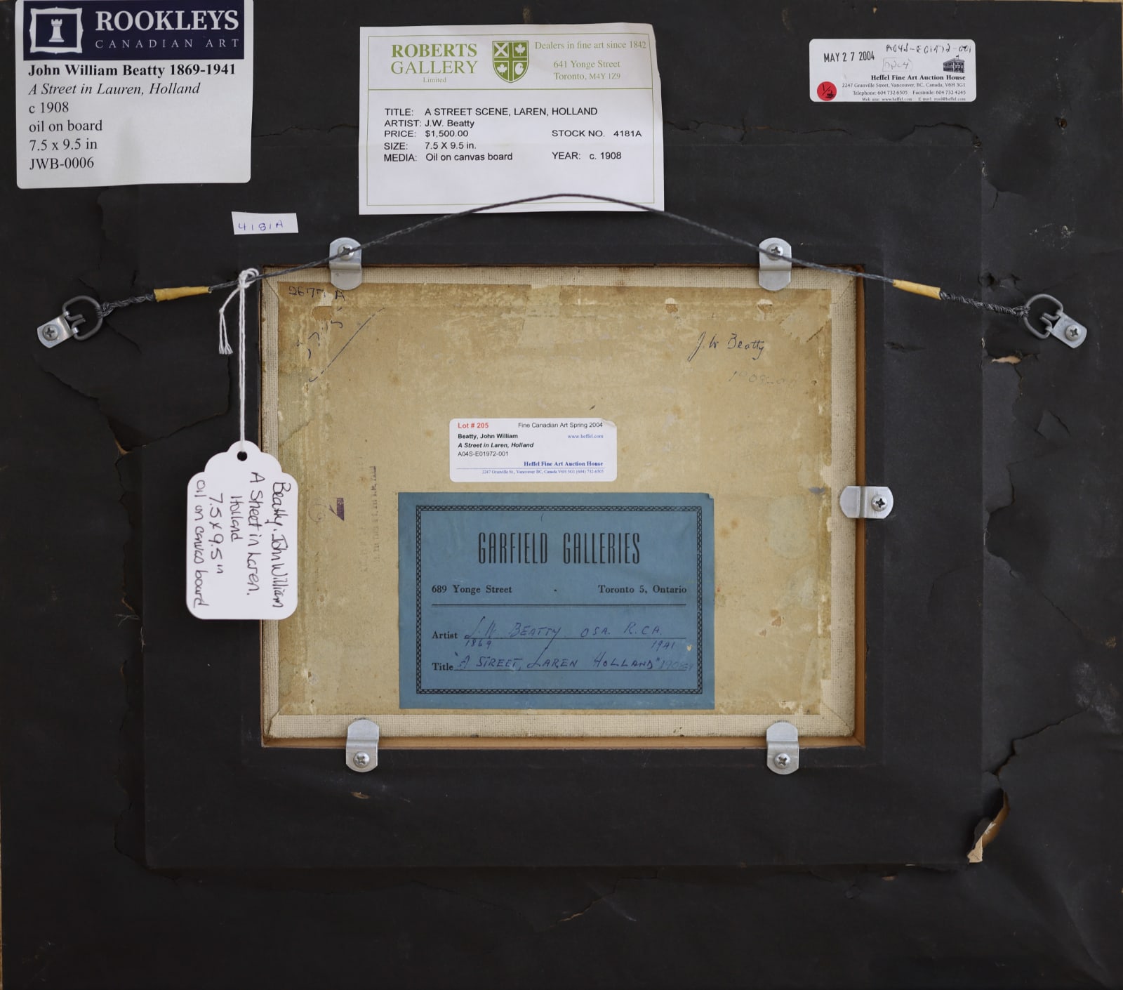 John William Beatty, A Street in Laren, Holland, c 1908