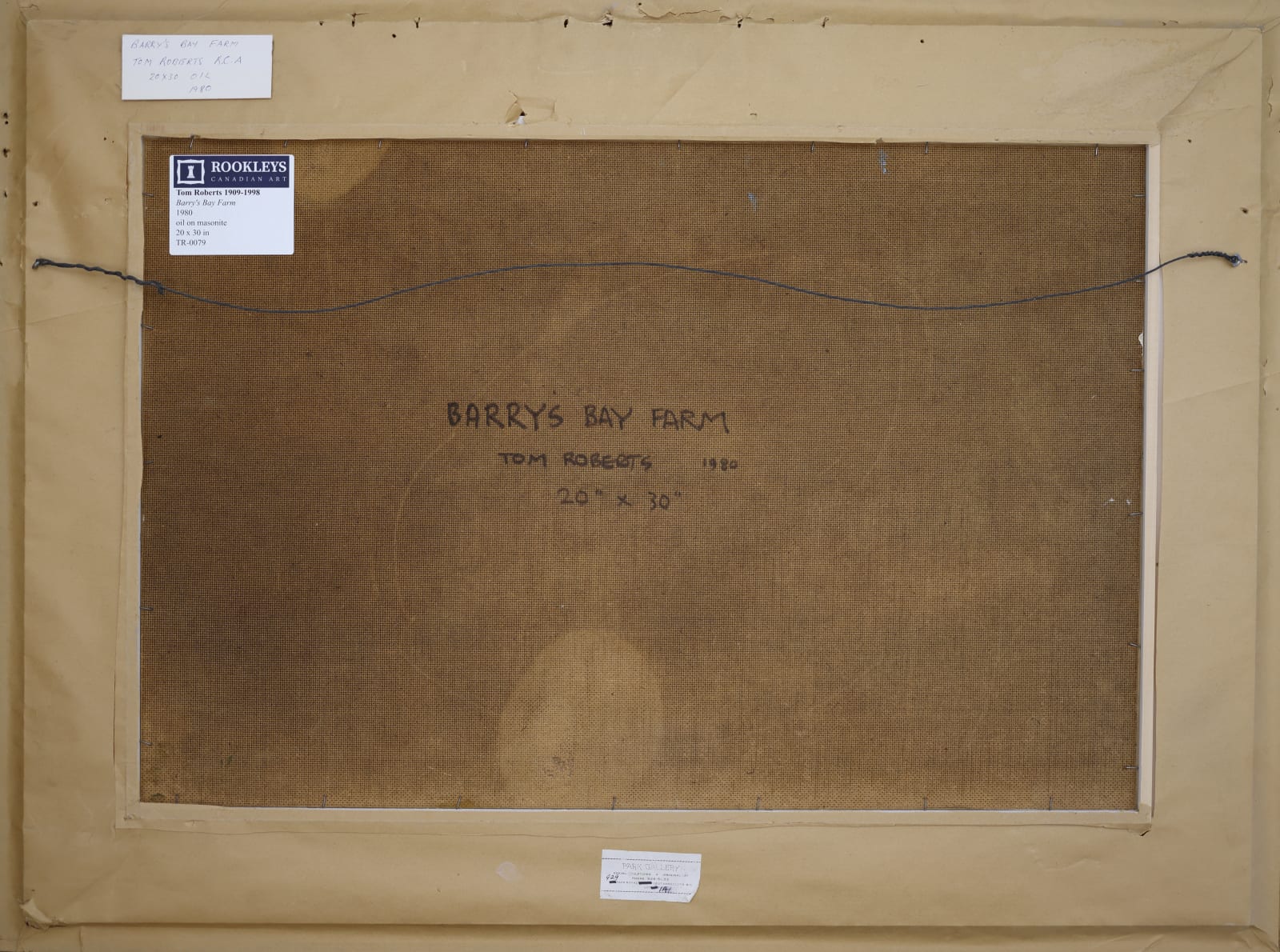 Tom Roberts, Barry's Bay Farm, 1980