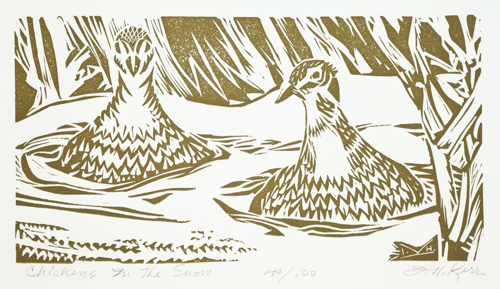 Illingworth Kerr, 10 Block Prints, c 1985