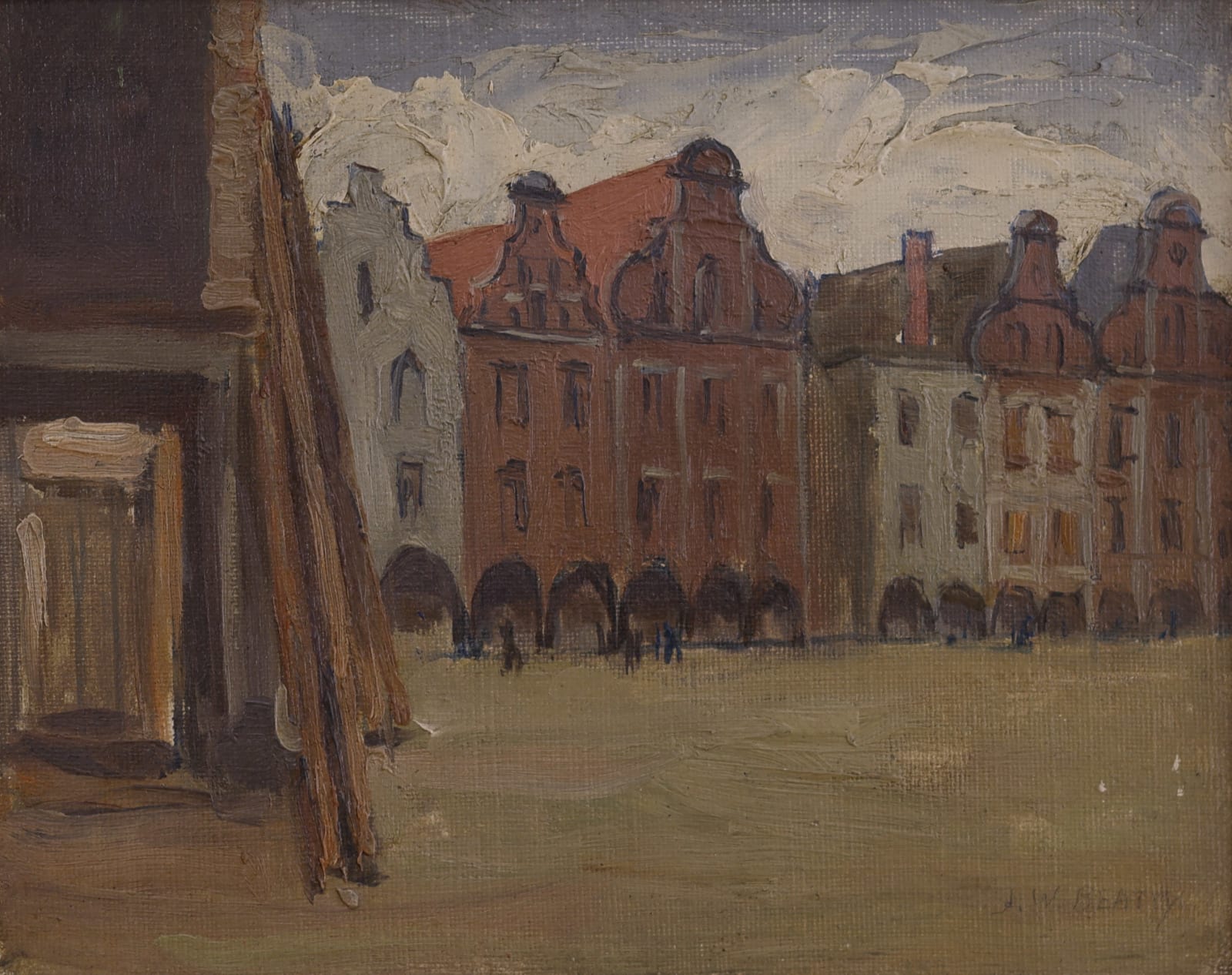 John William Beatty, A Street in Laren, Holland, c 1908