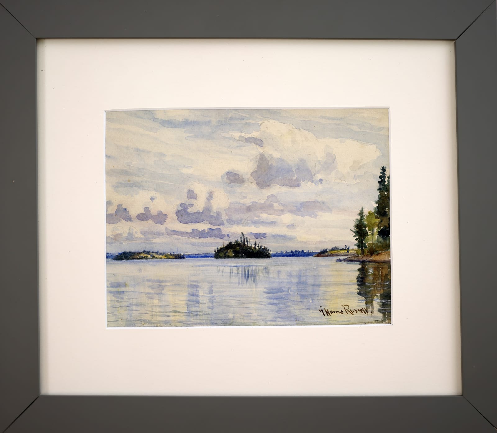 George Horne Russell, On Lake Joseph, Muskoka Lakes, c 1910