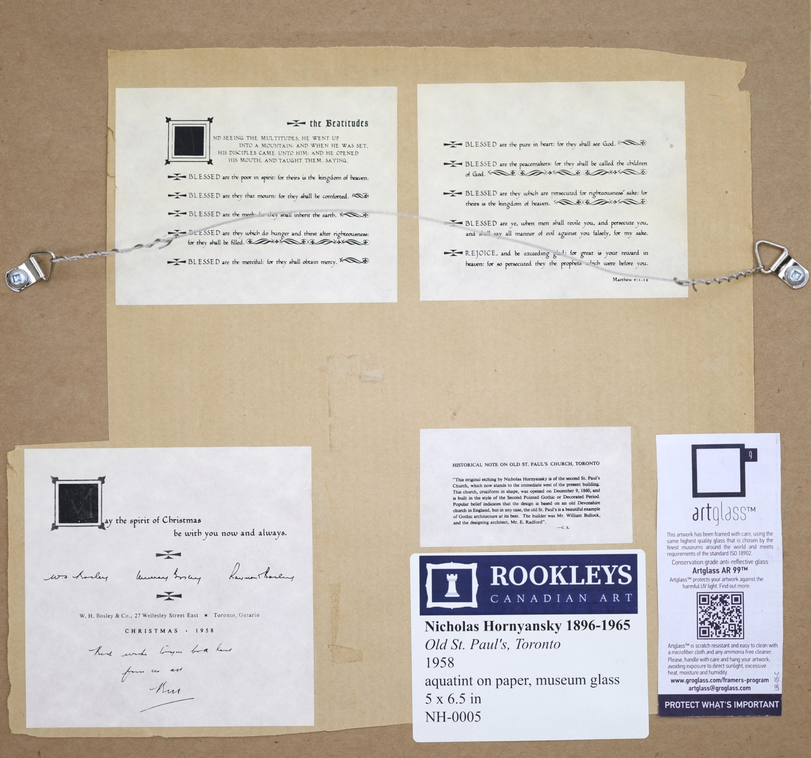 Nicholas Hornyansky, Old St. Paul's, Toronto, 1958