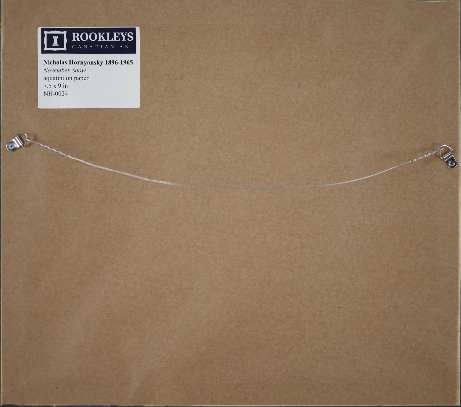 Nicholas Hornyansky, November Snow