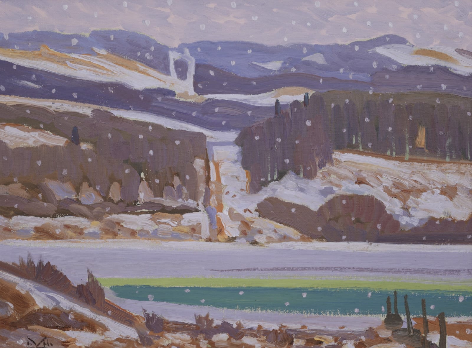 Illingworth Holey Kerr; Snow in the Hills, Turner Valley