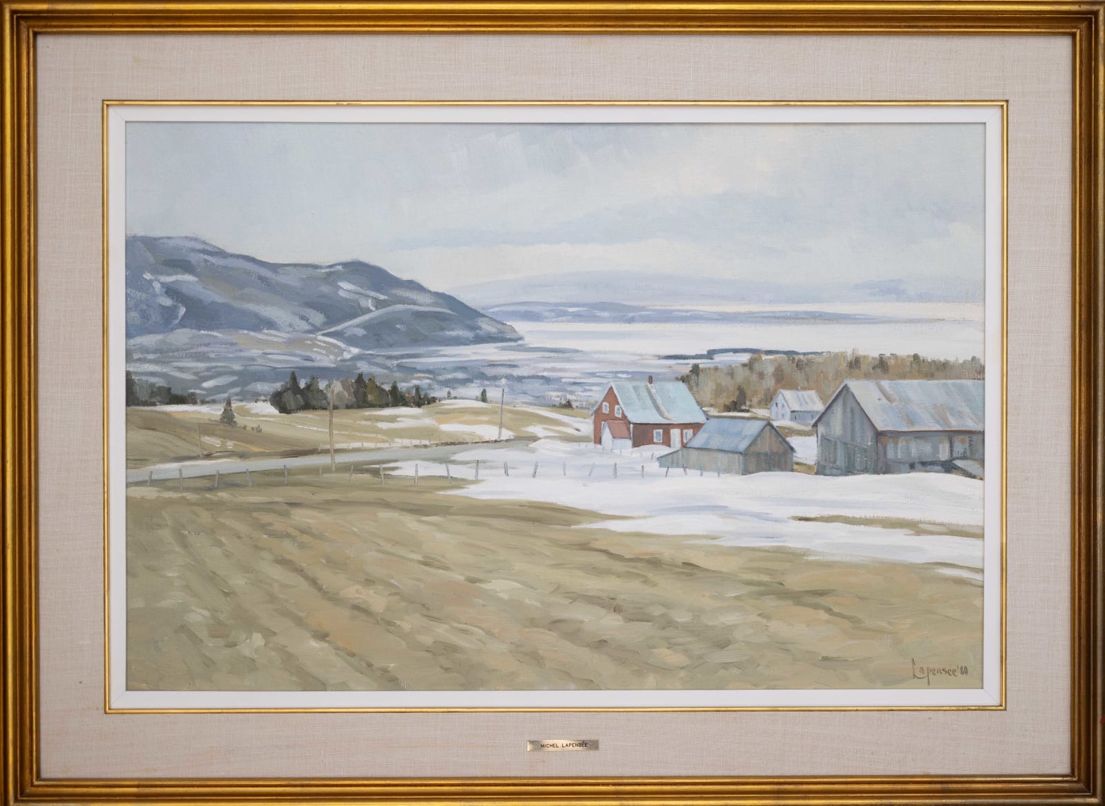 Michel Lapensee, Small Farm, Baie St. Paul, Quebec, 1980