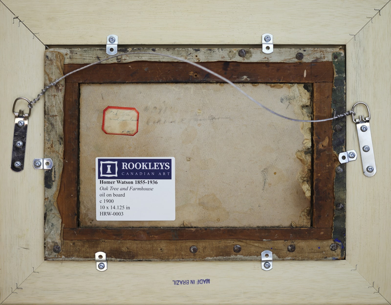 Homer Watson, Oak Tree and Farmhouse, c 1900