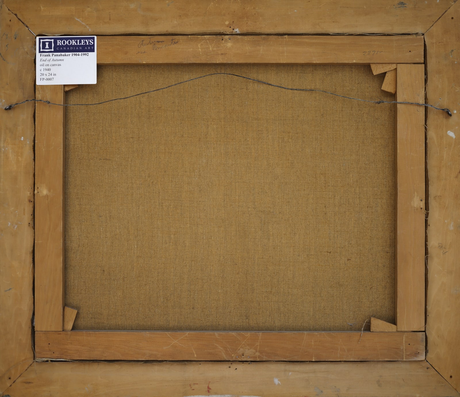 Frank Panabaker, End of Autumn, c 1940