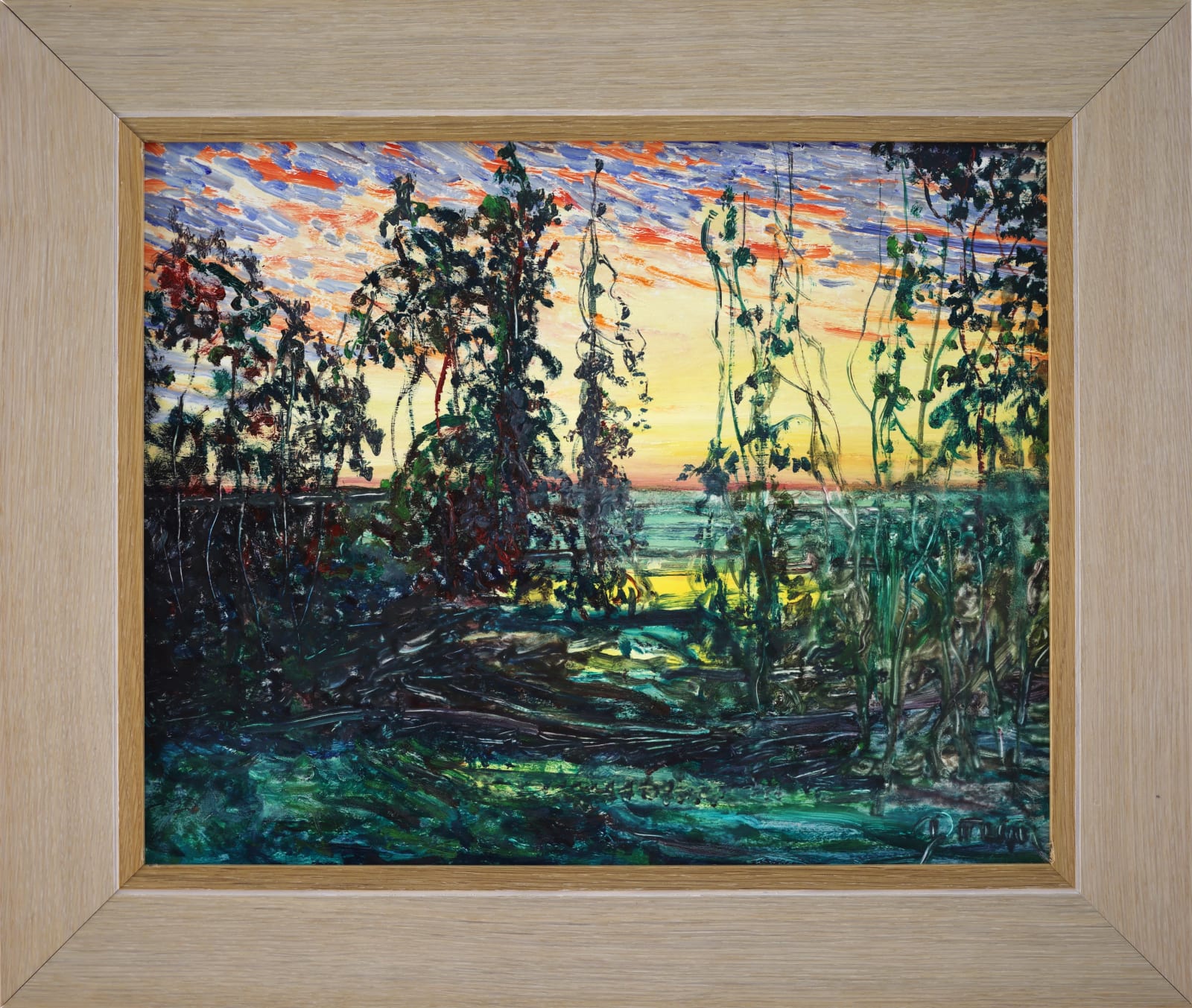 David Drum, Sunset over the Bench, 2024