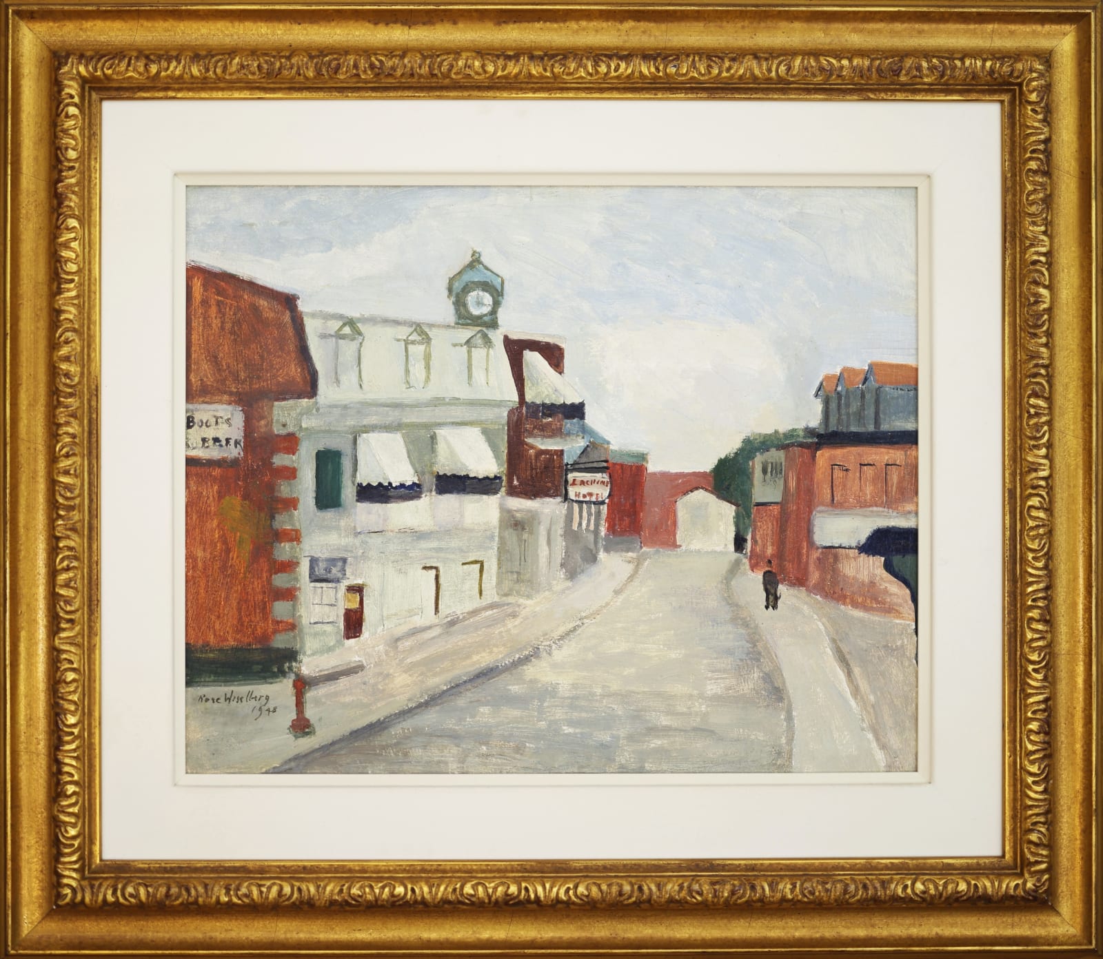 Rose Wiselberg, Street Scene, Lachine, Montreal, 1948