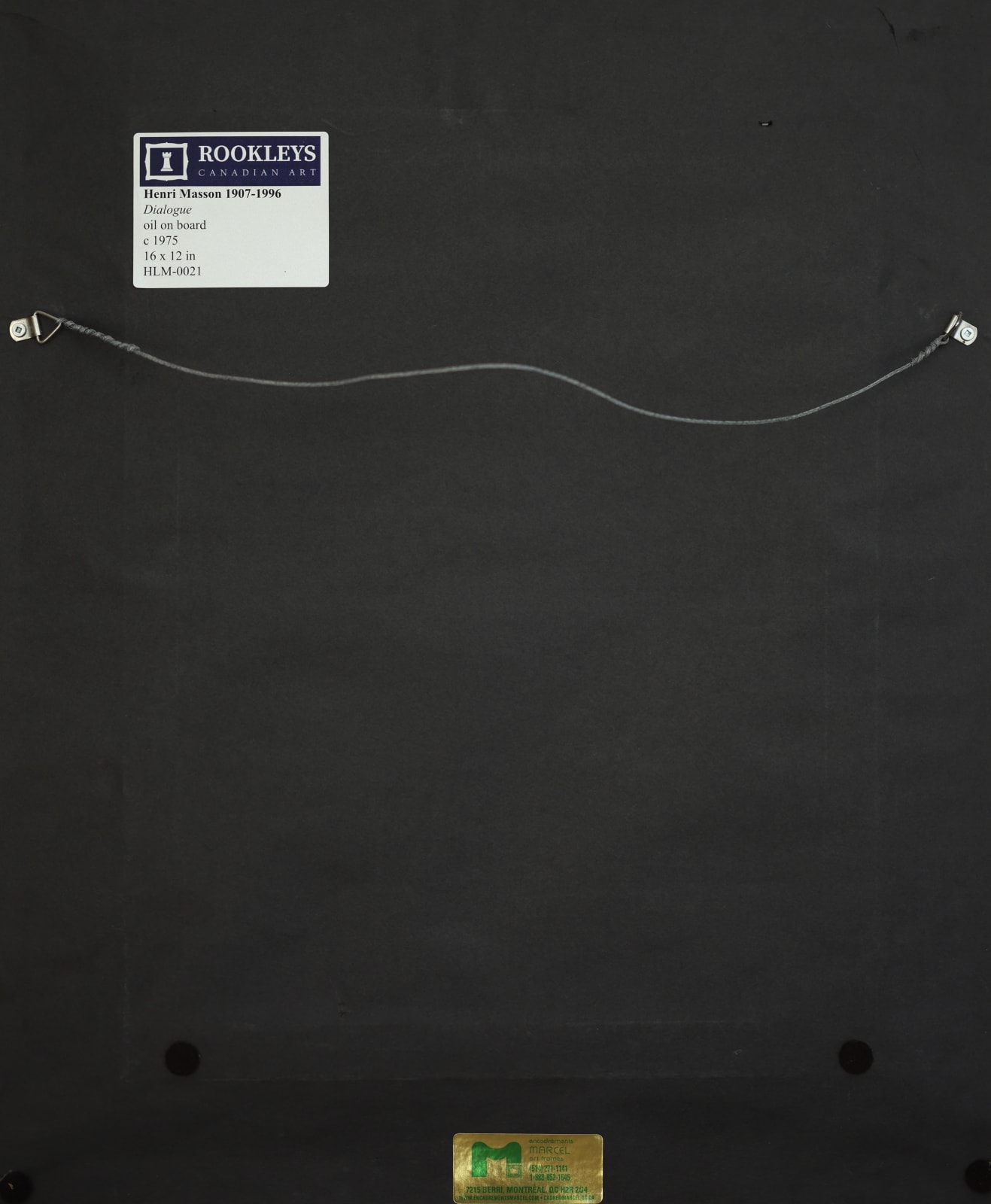 Henri Masson, Dialogue, c 1975