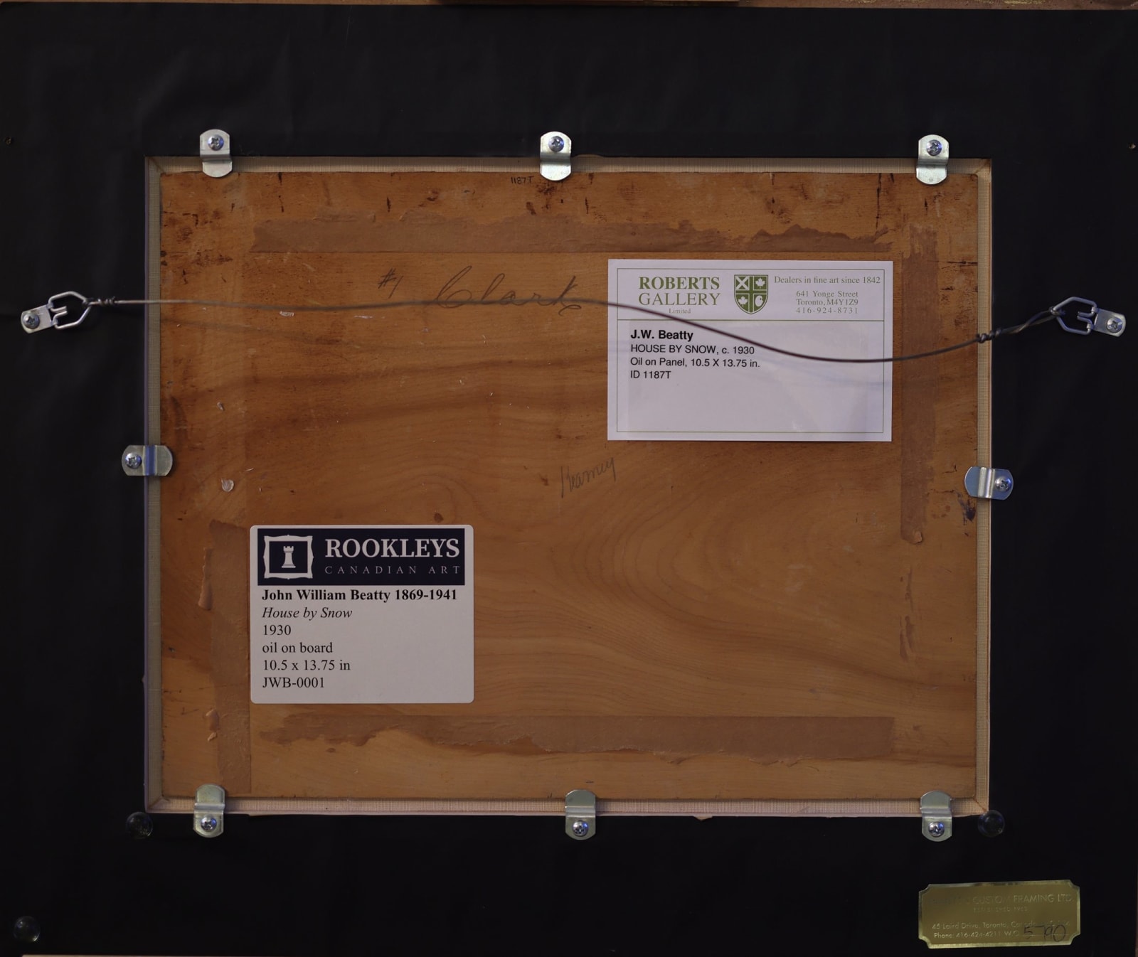 John William Beatty, House by Snow, 1930