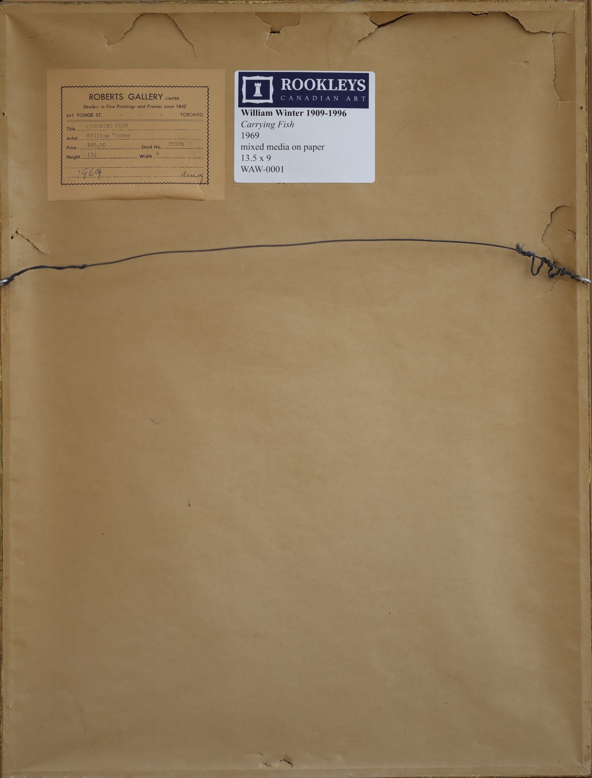 William Winter, Carrying Fish, 1969