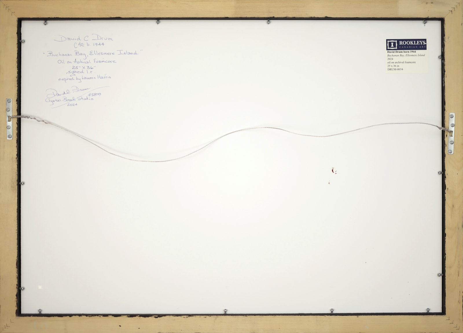 David Drum, Buchanan Bay, Ellesmere Island, 2024