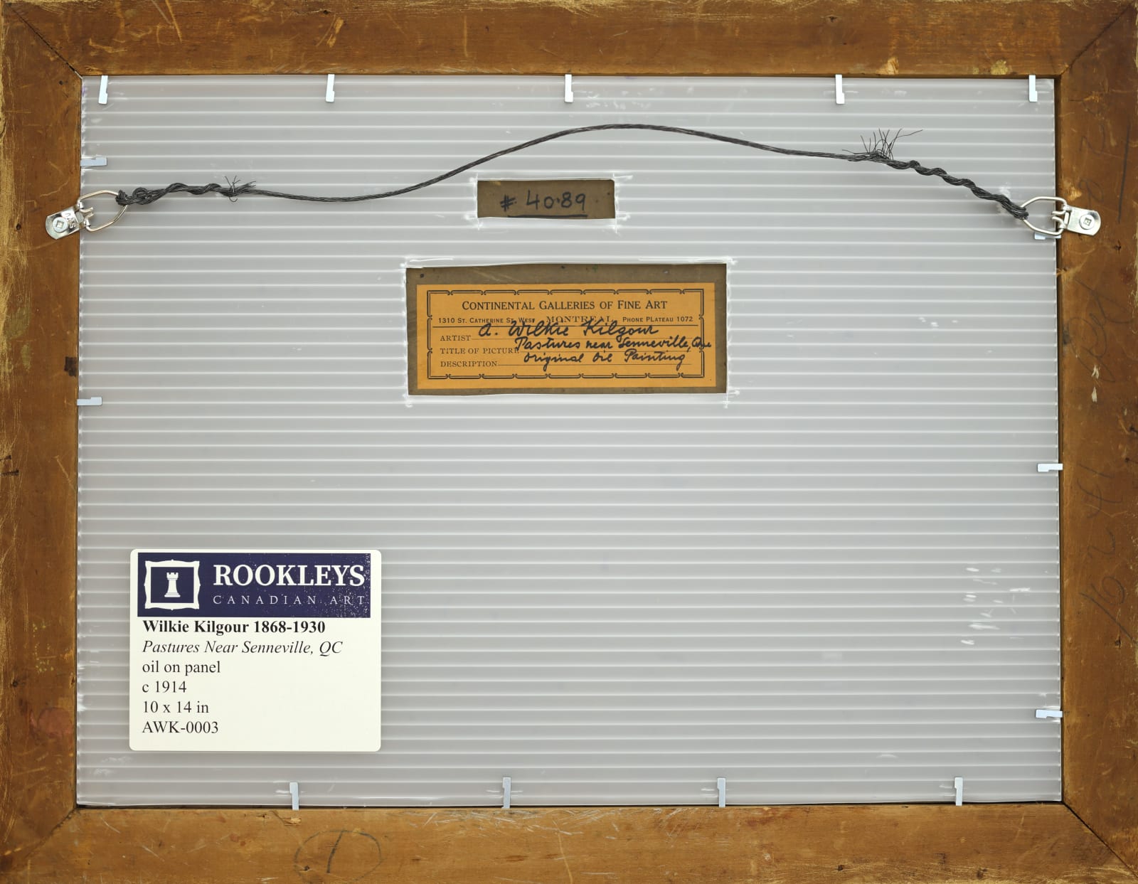 Wilkie Kilgour, Pastures Near Senneville, QC, c 1914