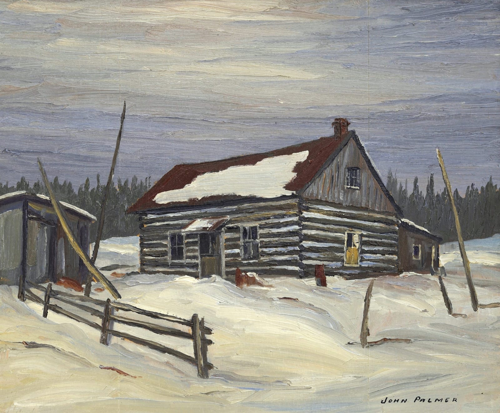 John Angus Palmer, Muskoka Cabin, 1972