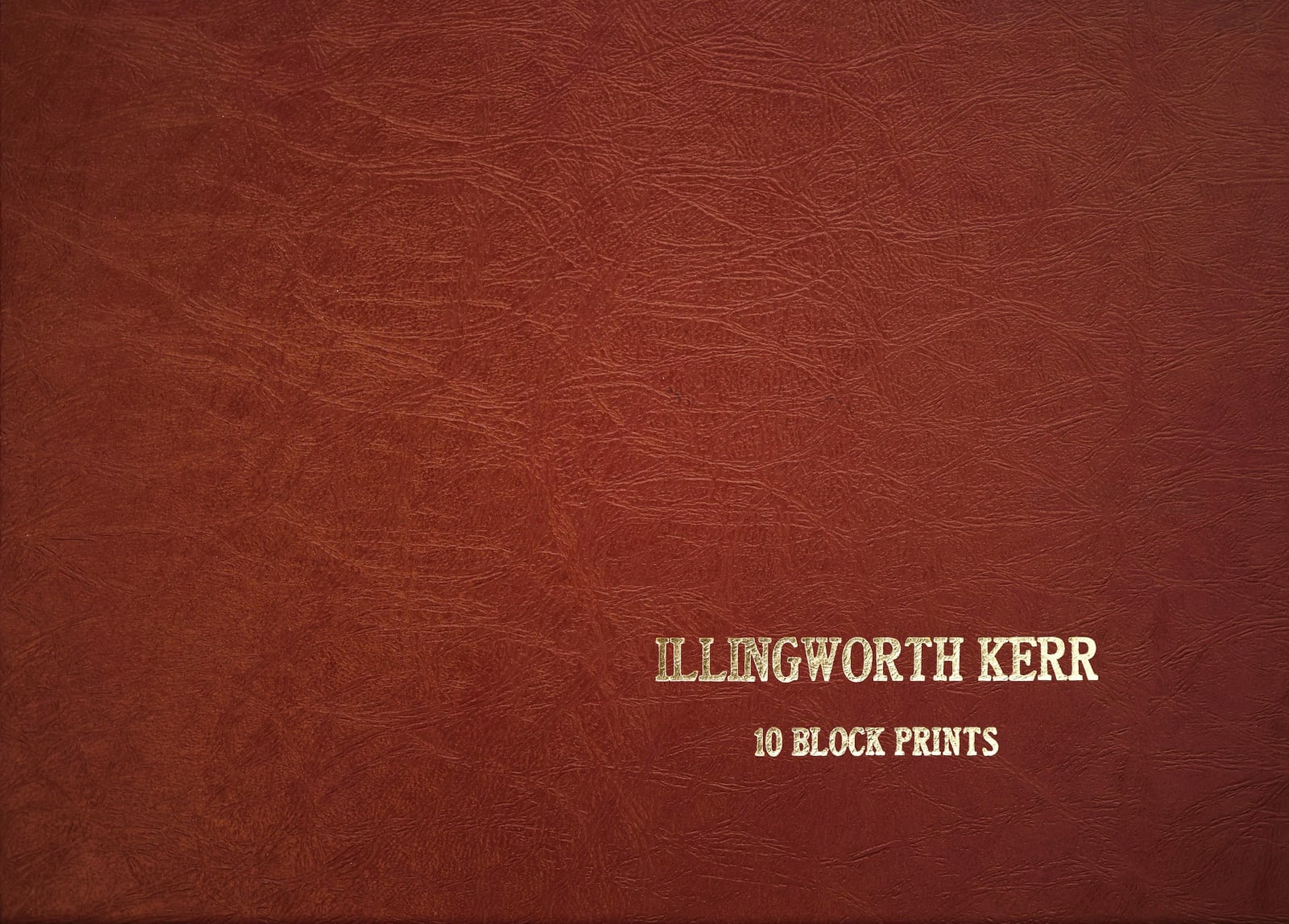 Illingworth Kerr, 10 Block Prints, c 1985