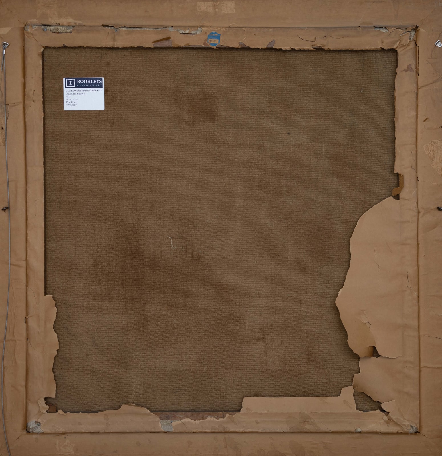 Charles Walter Simpson, Icicles and Shadows, 1923
