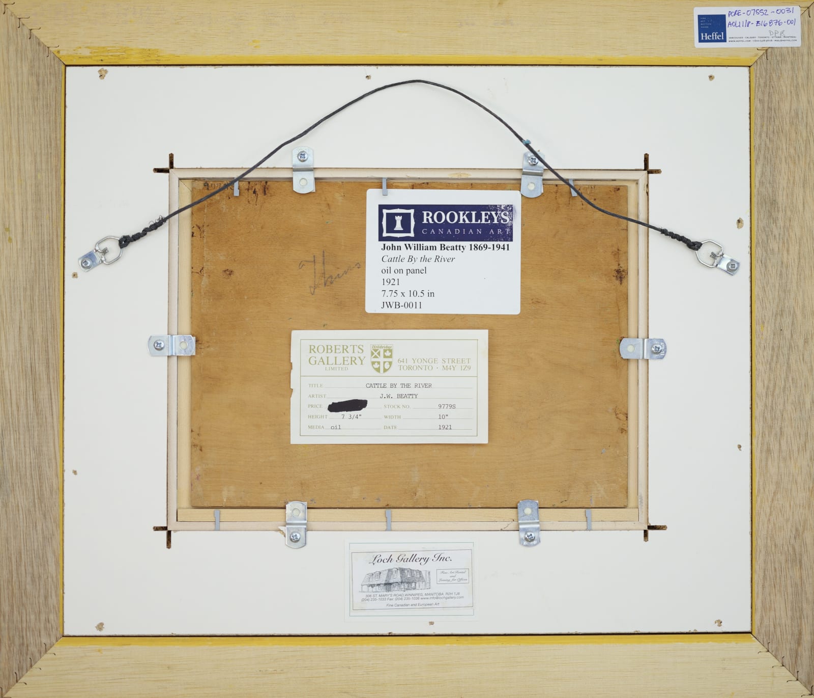 John William Beatty, Cattle By the River, 1921