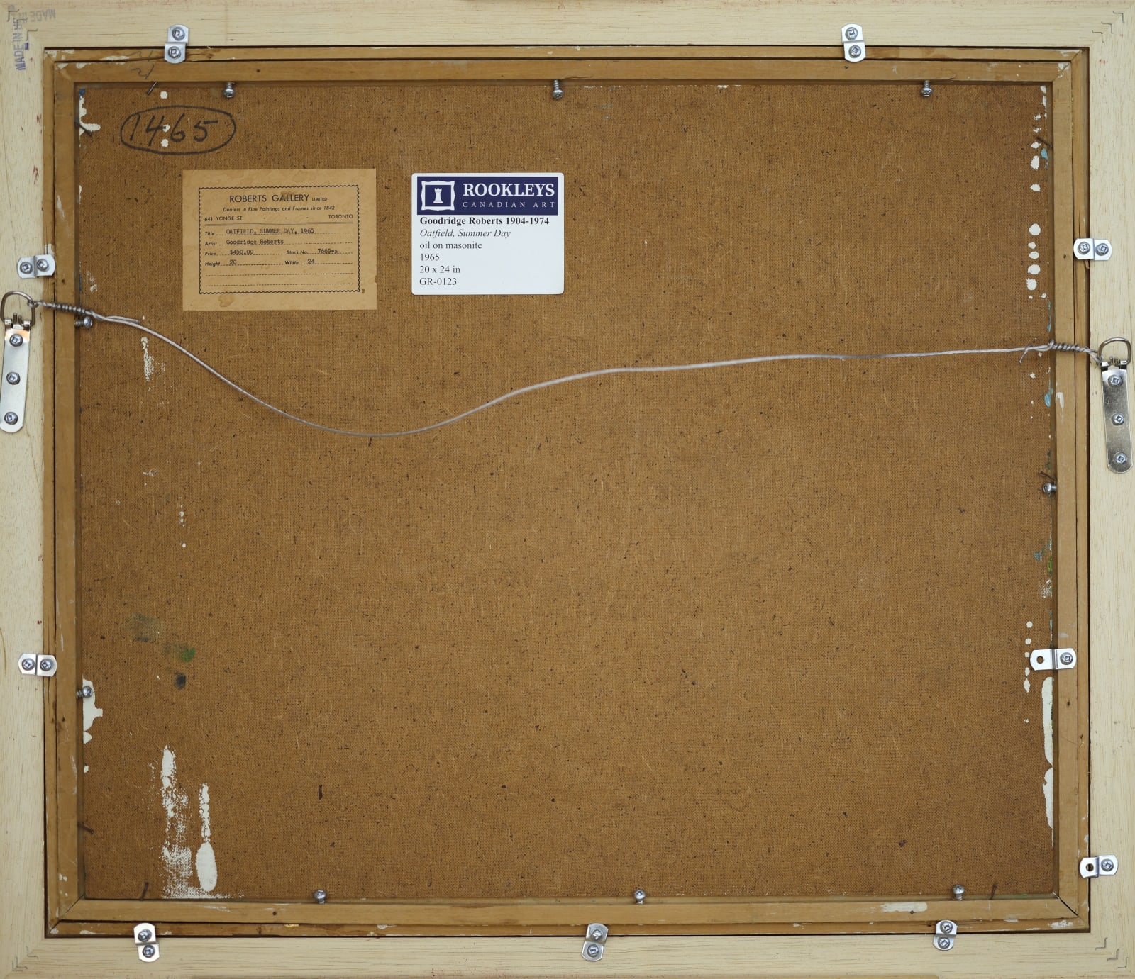 Goodridge Roberts, Oatfield, Summer Day, 1965