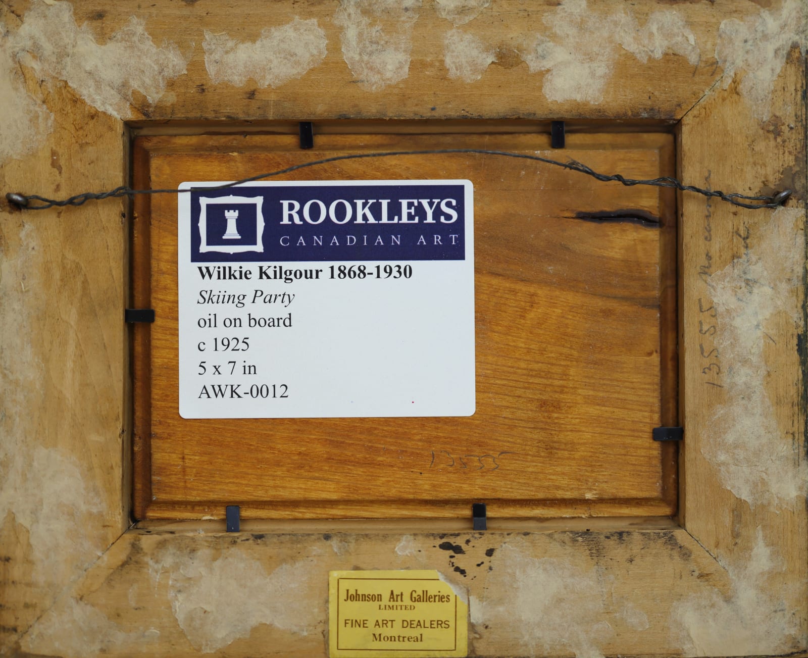 Wilkie Kilgour, Skiing Party, c 1925