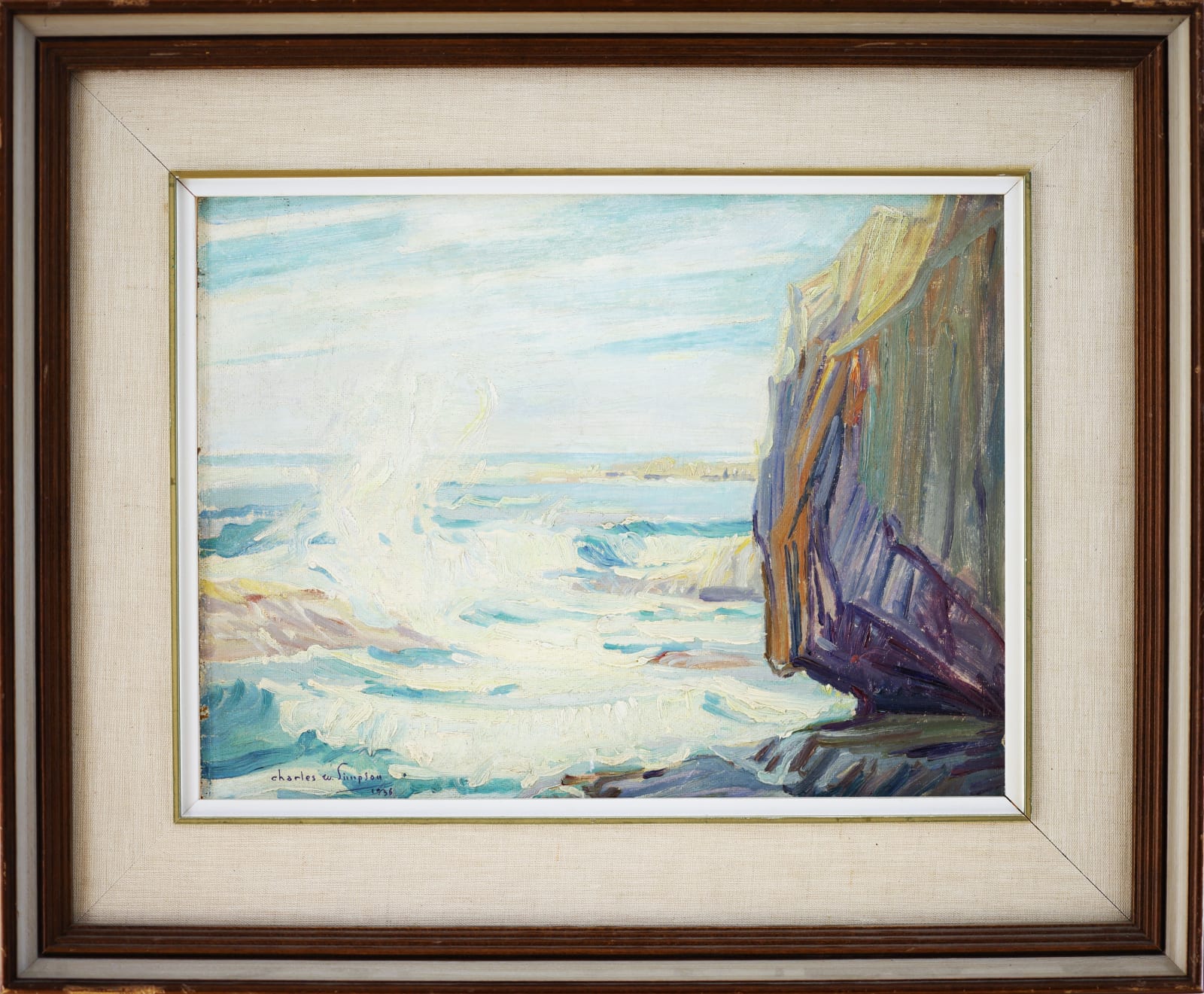 Charles Walter Simpson, Surf, Summer Afternoon, Ogunquit, 1936