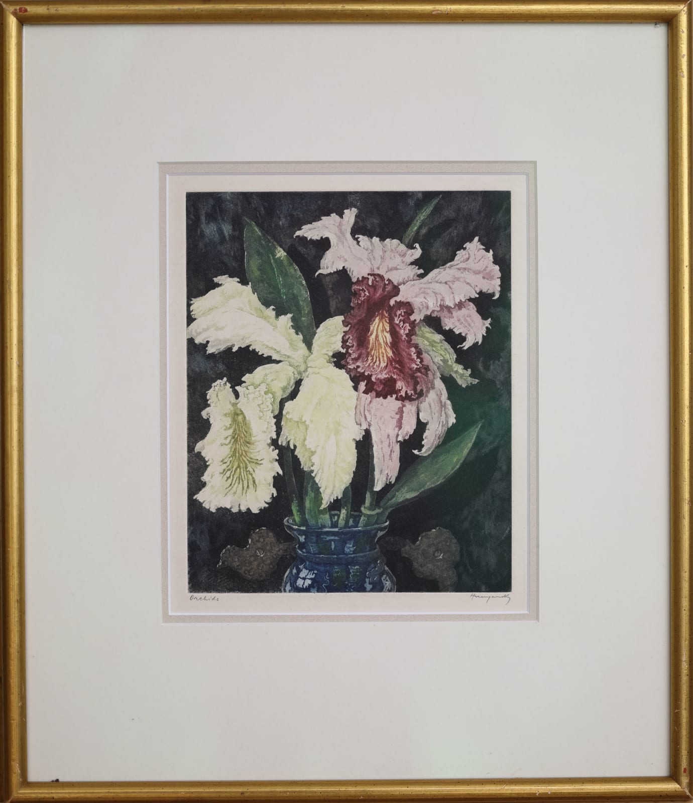 Nicholas Hornyansky, Orchids, c 1945