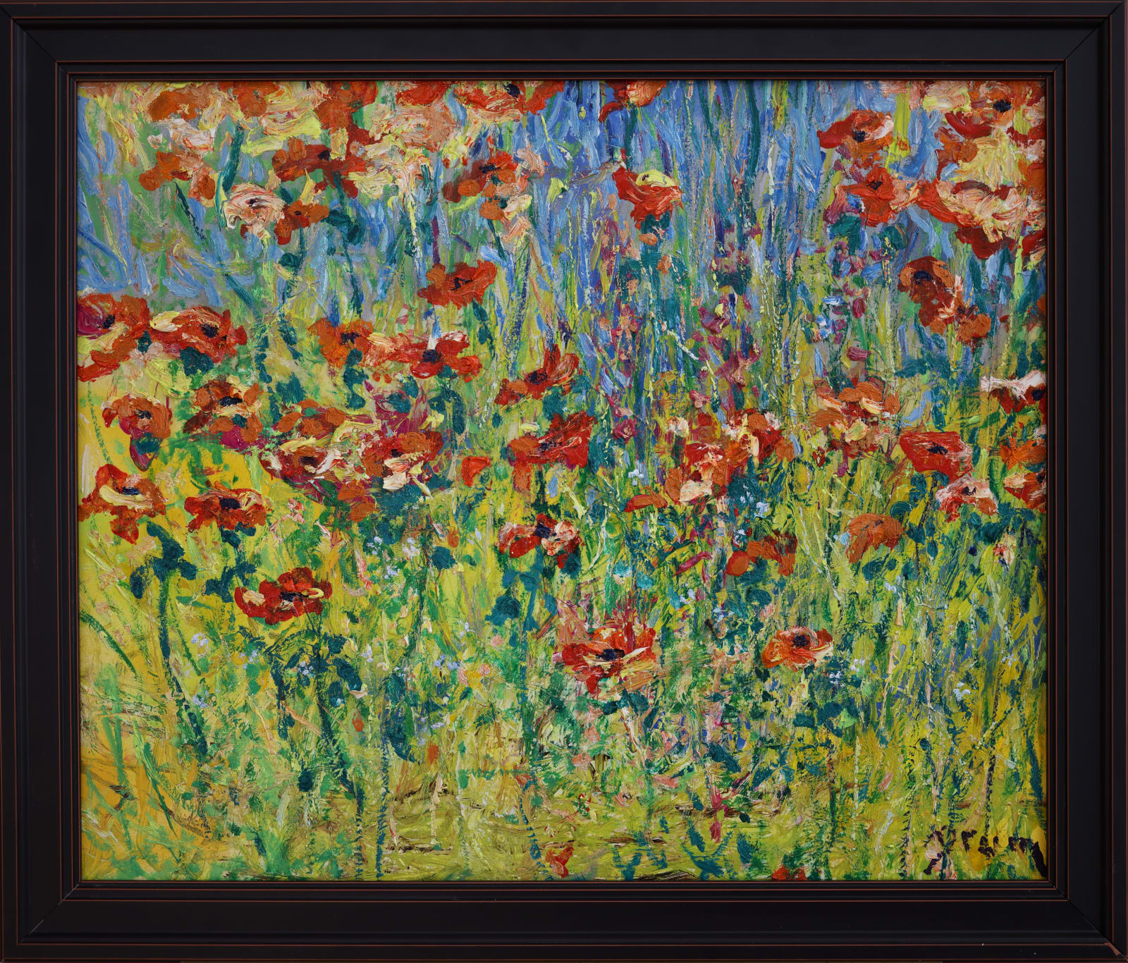 David Drum, Spring, Wild Poppies, 2024
