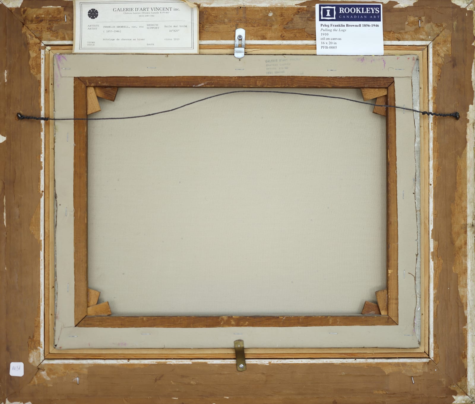 Peleg Franklin Brownell, Pulling the Logs, 1910
