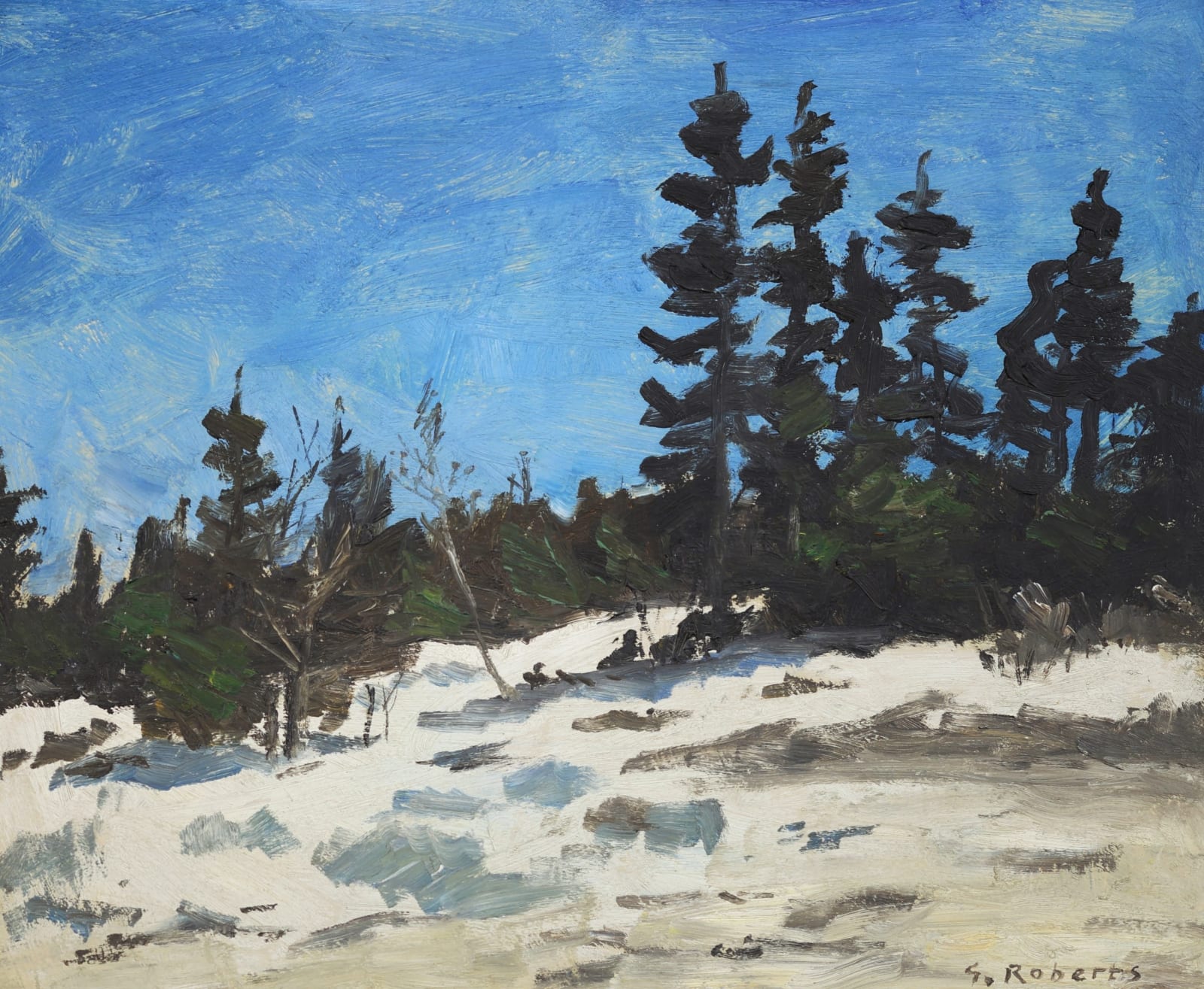 Goodridge Roberts, Brilliant Winter Day - New Brunswick, c 1960