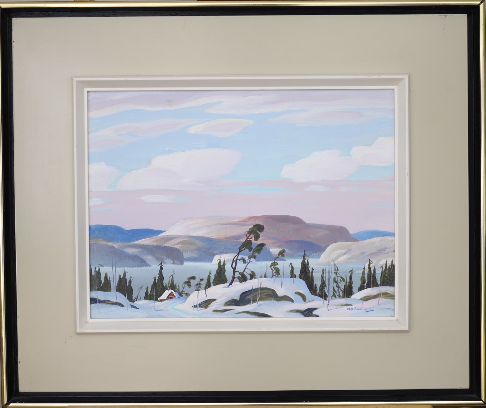 Graham Noble Norwell, Winter in the Laurentians, c 1955