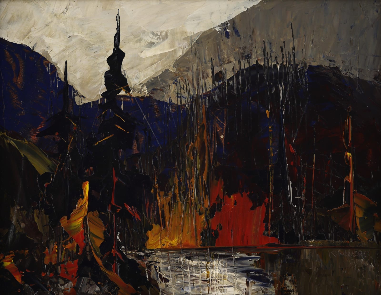 John Kinnear, Sumac in B.C. Mountains, 1961