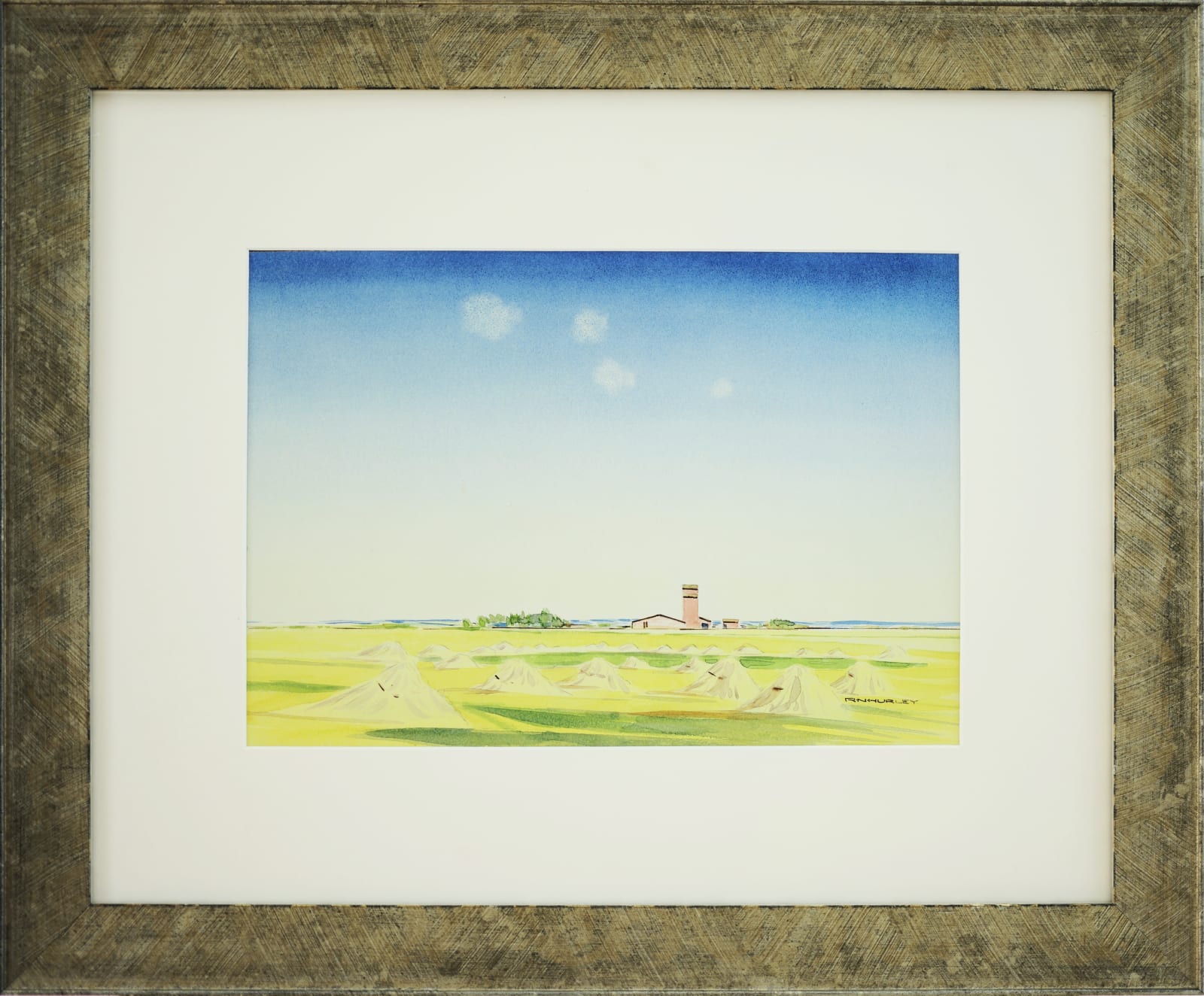 Robert Newton Hurley, Prairie Grain Elevator, c 1964