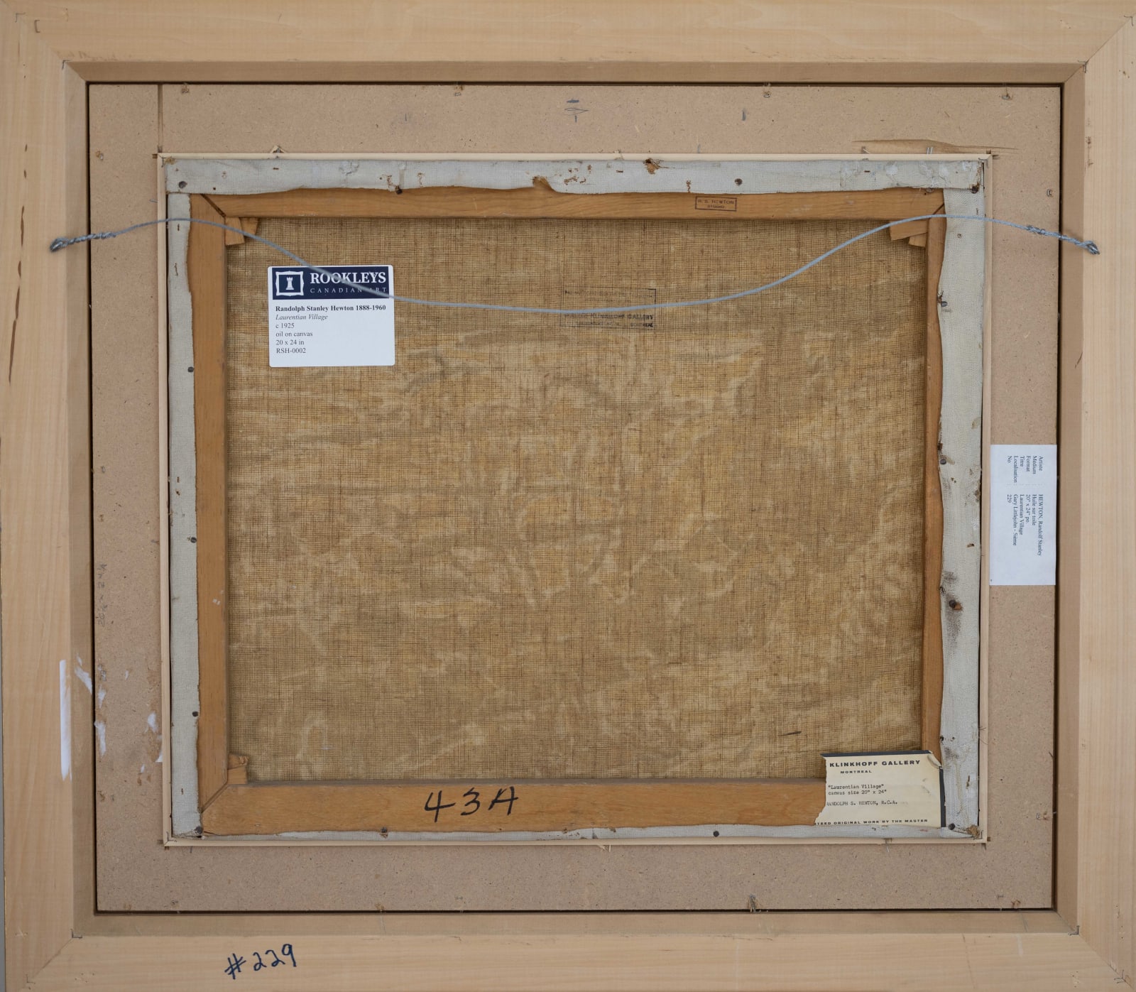 Randolph Stanley Hewton, Laurentian Village, c 1925