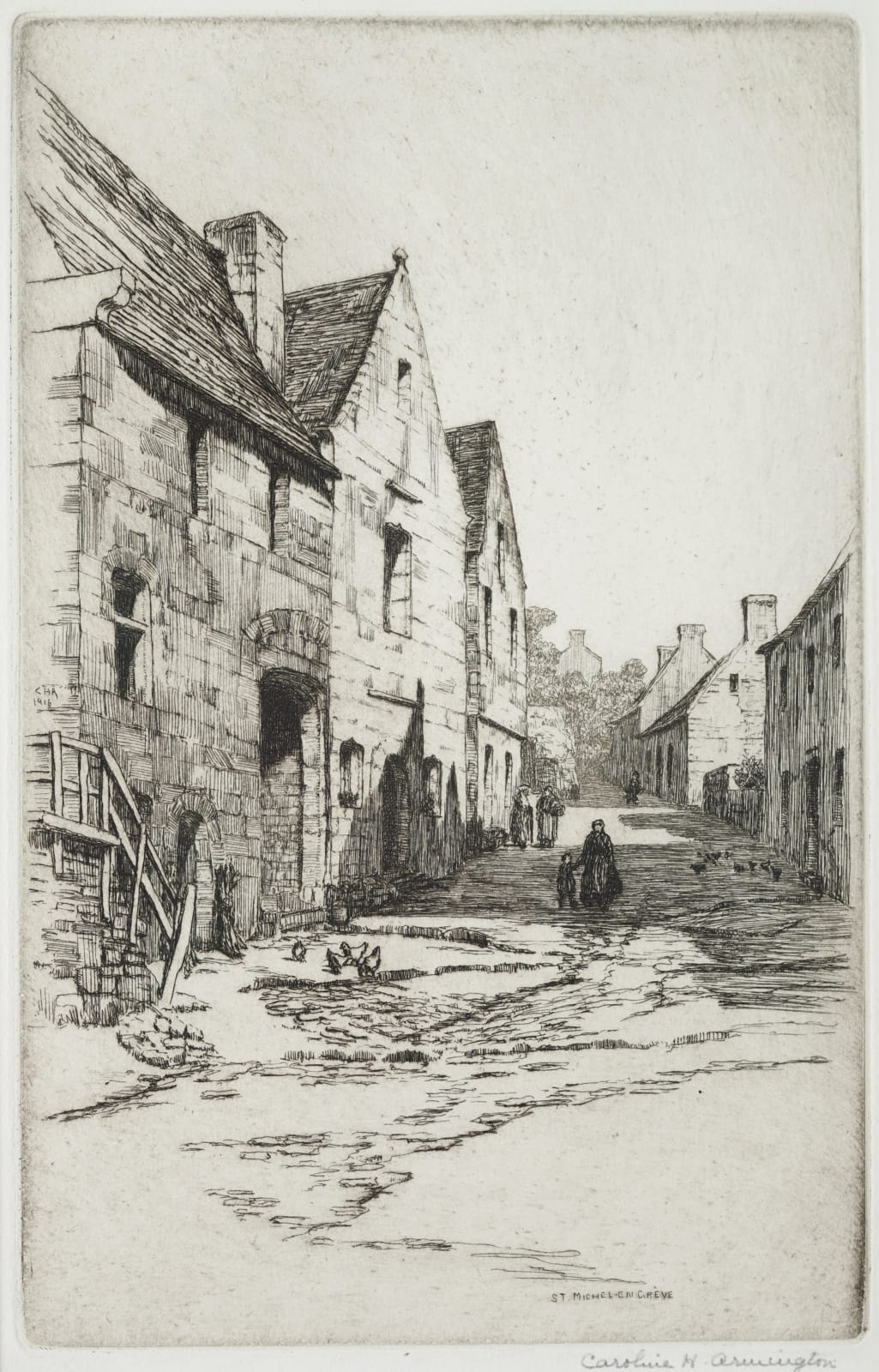 Caroline Armington, St. Michel-en-Greve, 1916