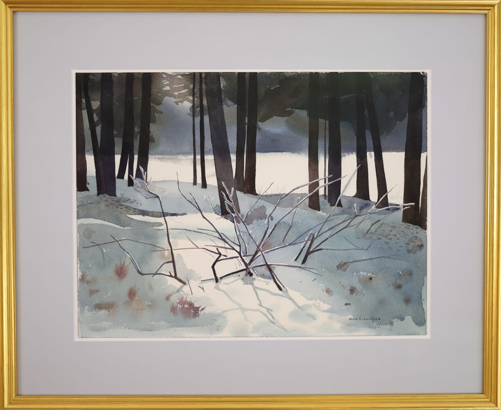 Alan Collier, Beside Big Horn River, AB, 1978