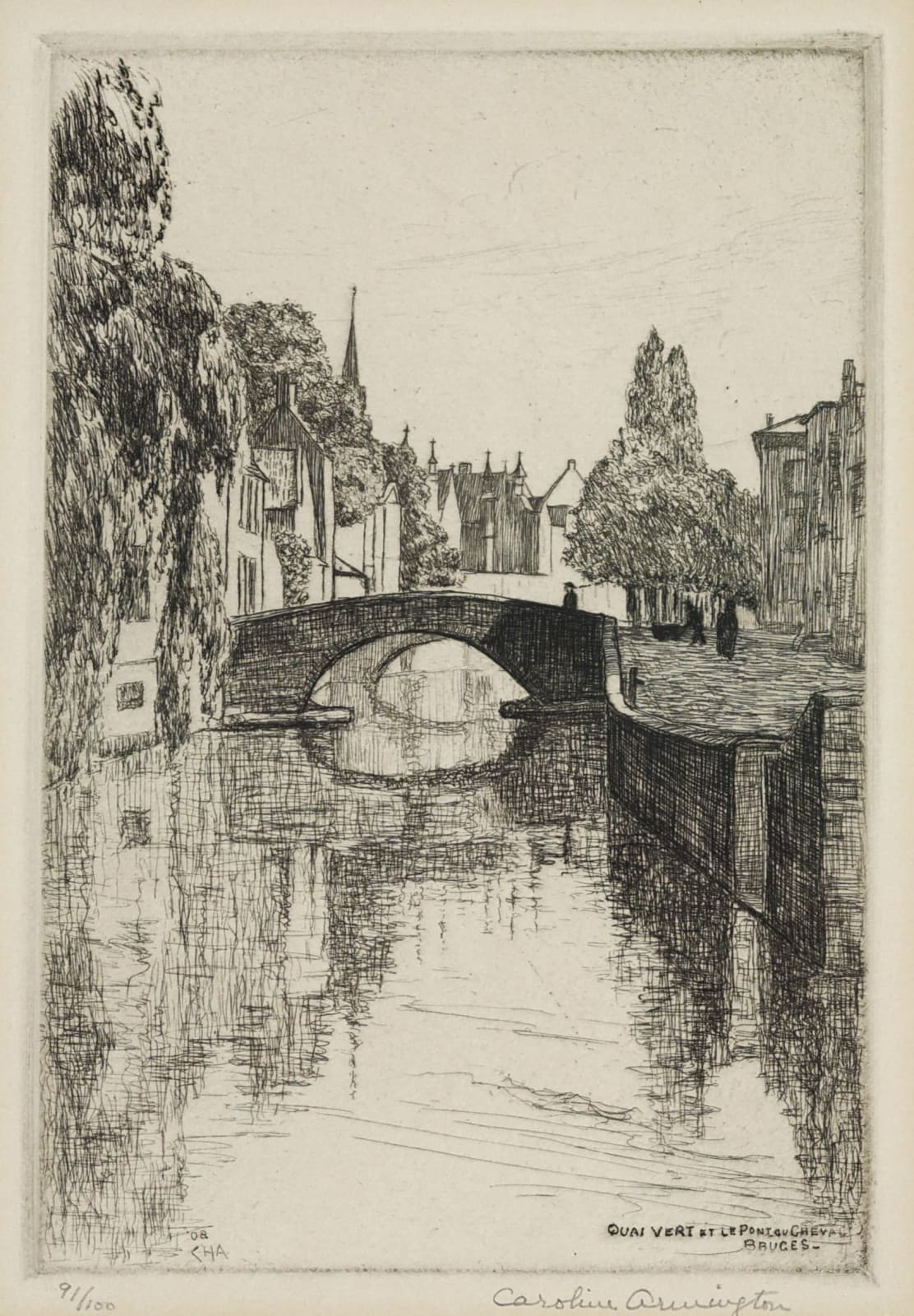 Caroline Armington, Quai Vert Et Le Pont Du Cheval