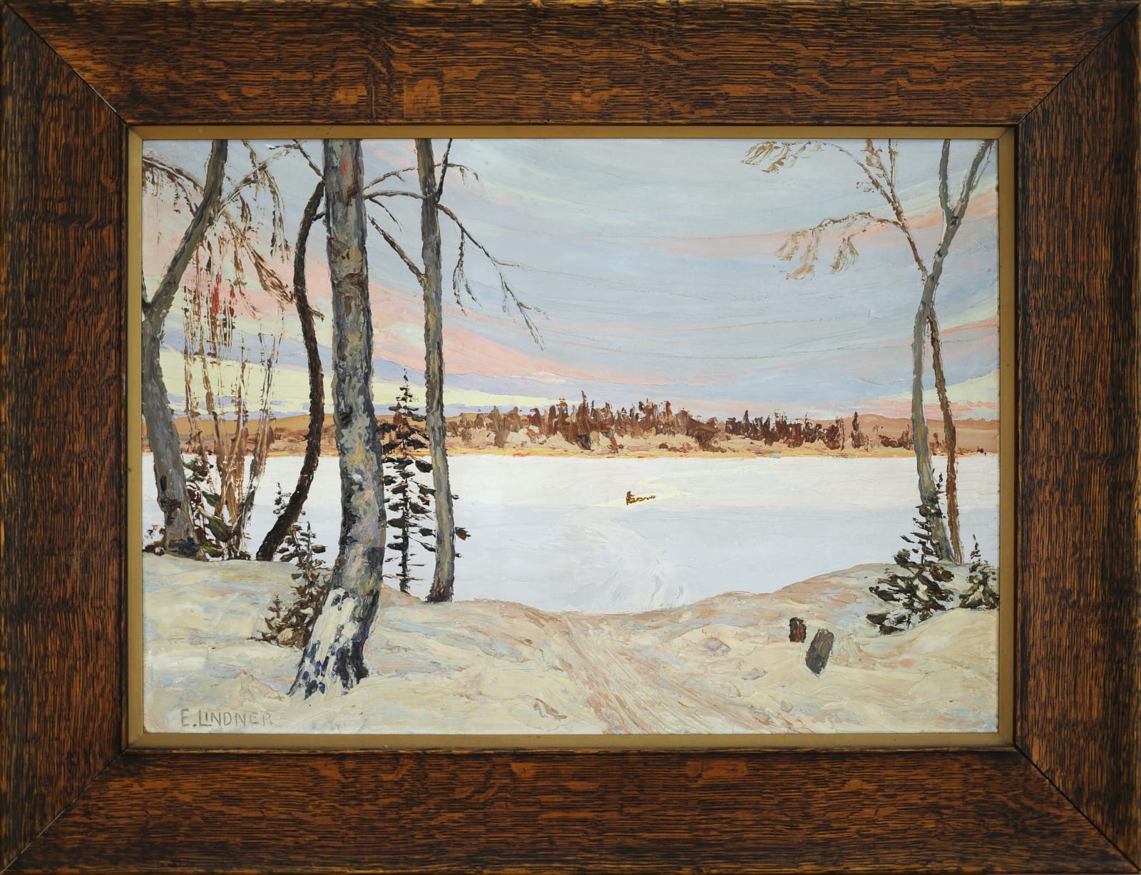 Ernest Lindner, The Winter Trail, 1937