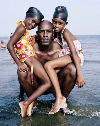 Wayne Lawrence, Kye, Kaiya, and Kamren, 2009