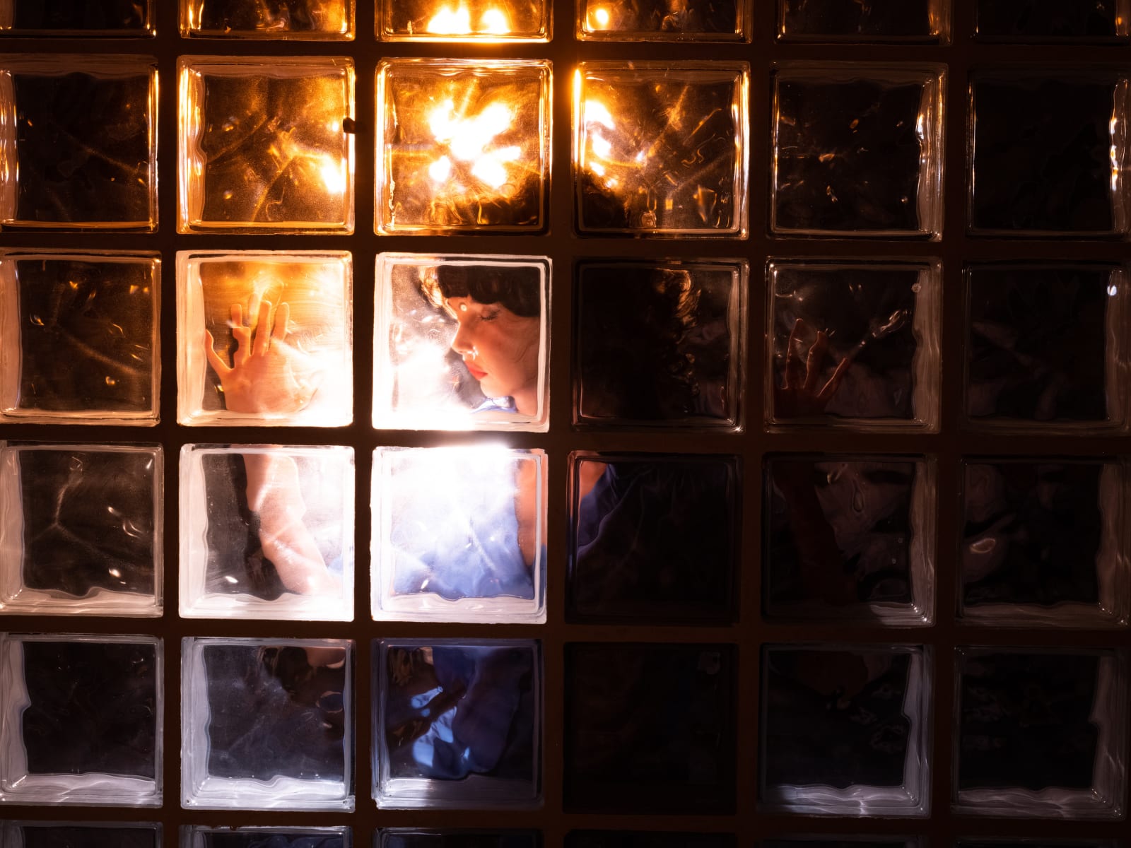 Tania Franco Klein, Crystal-Blocks (Self-Portrait), 2025