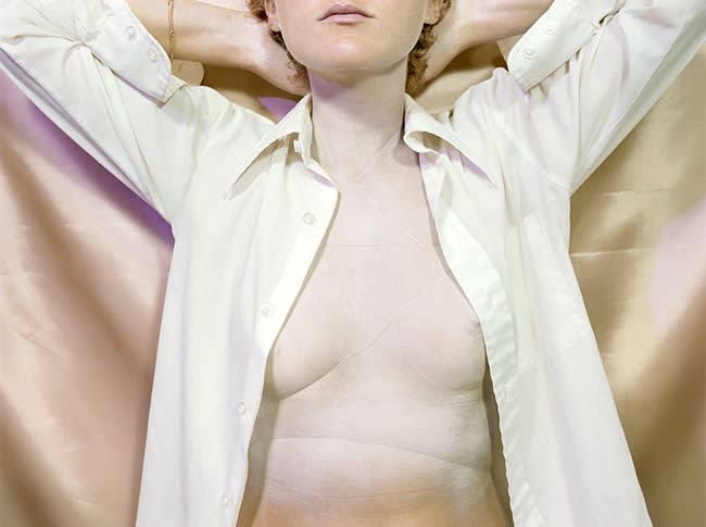 Jo Ann Callis, Untitled, [Open shirt] from Early Color Portfolio, Circa 1976