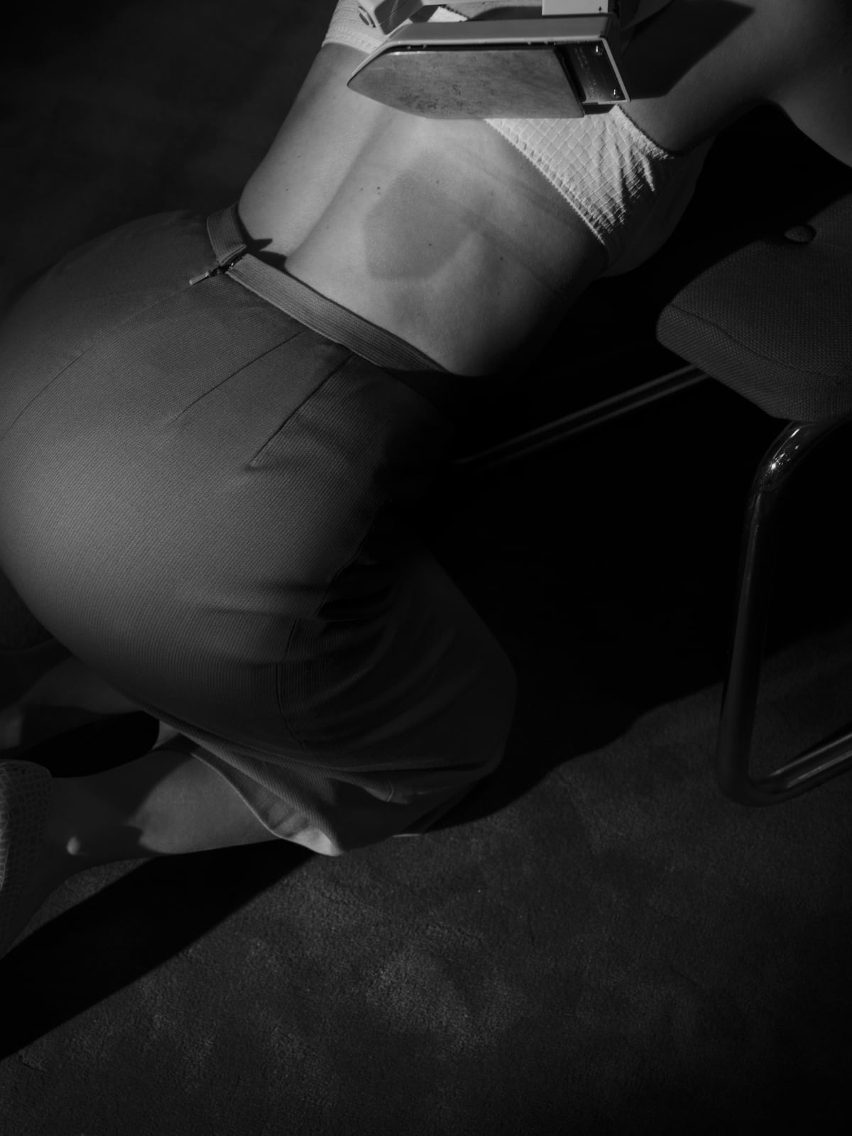 Tania Franco Klein, Iron, (Self-Portrait), 2022