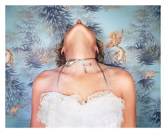 Jo Ann Callis, Woman with Blue Bow, 1977