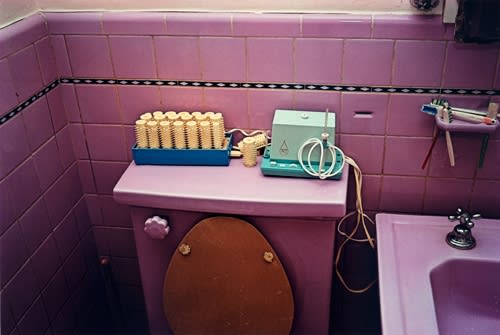 William Eggleston, Untitled [Pink bathroom], 1970-1973