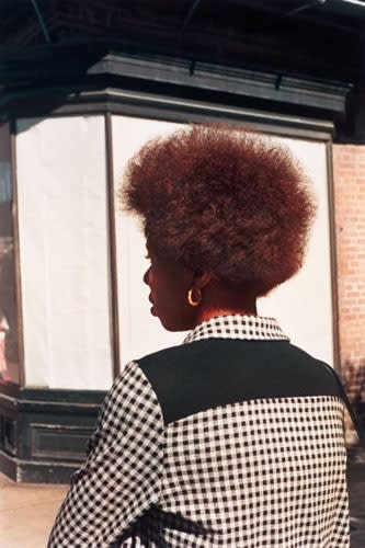 William Eggleston, Untitled [woman with afro], circa 1971 - 74From Dust Bells, Volume I, A collection of twenty dye transfer prints Various dates from 1965 - 1974