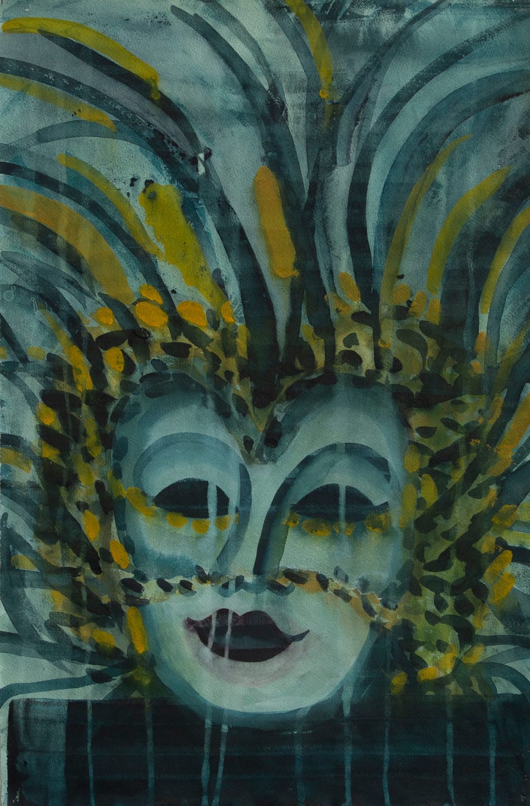 Carole Robb, Gold Hair Mask, 2023