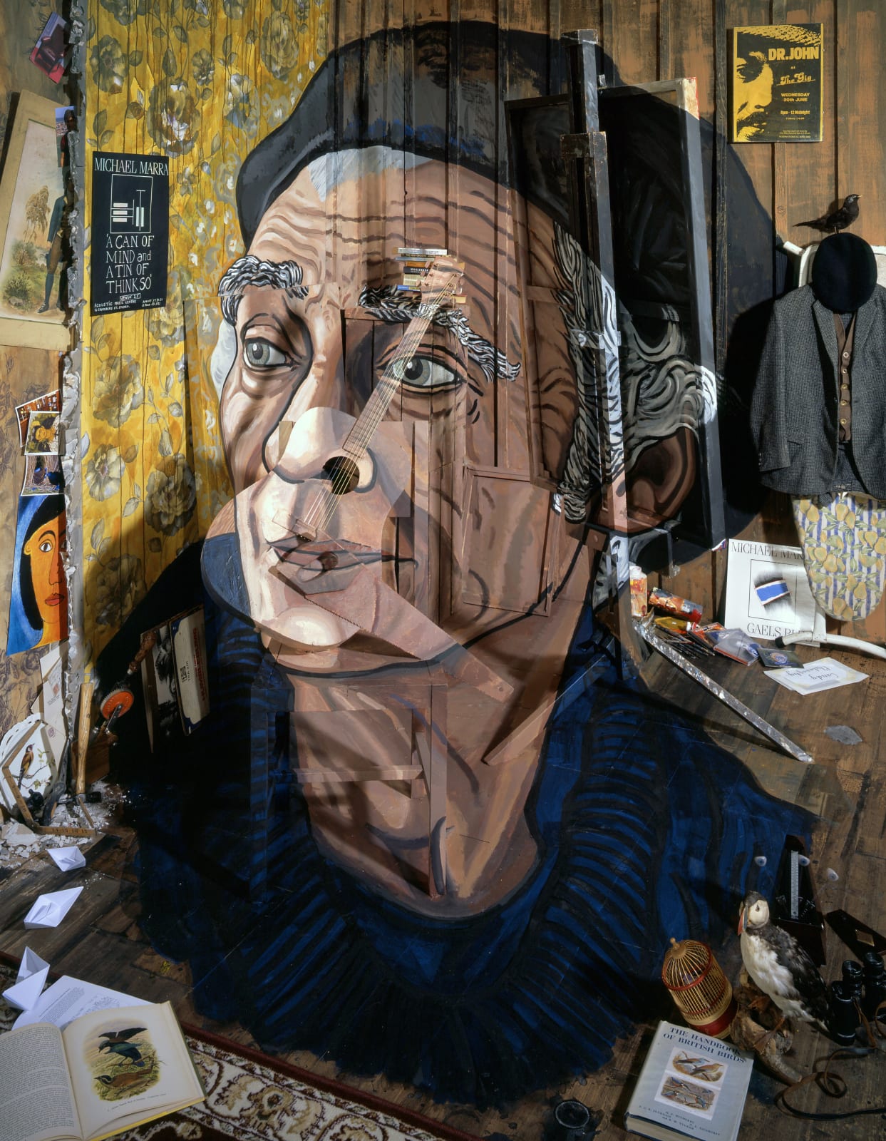 Calum Colvin RSA, Portrait of Michael Marra, 2016